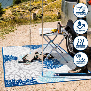 Minori Floral High-low Area Rug